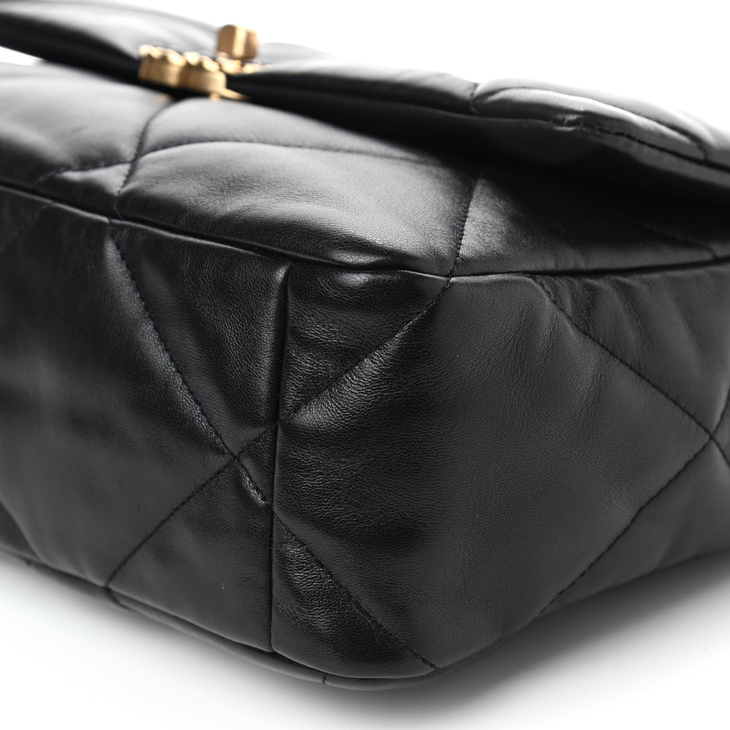 Chanel Lambskin Quilted Large Chanel 19 Flap Black 9 of 9