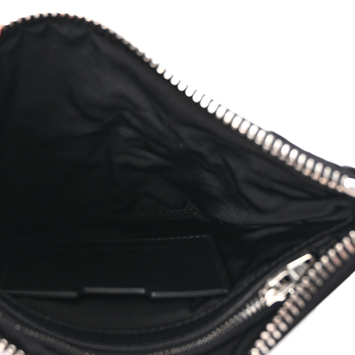 Alexander Wang Perforated Calfskin Clutch  Black Red 5 of 7
