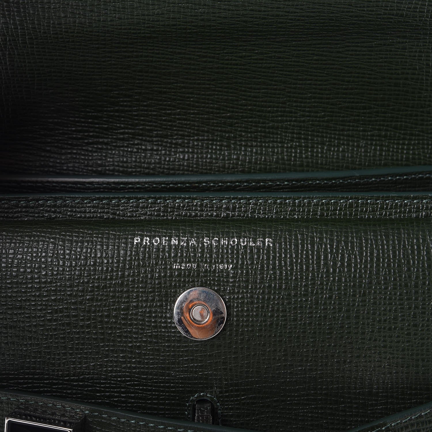 Proenza Schouler New Linosa Mini PS11 Classic Shoulder Bag Verde Bottiglia 6 of 8
