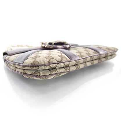 Gucci Monogram Tom Ford Jeweled Dragon Bag 4 of 9