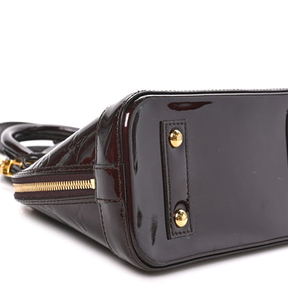 Louis Vuitton Vernis Alma BB Amarante 8 of 10