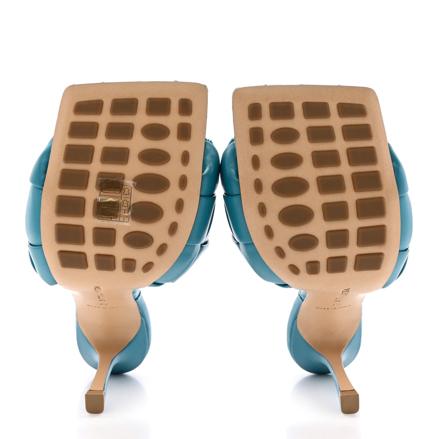 Nappa Maxi Intrecciato Lido Mule Sandals 39 Blaster
