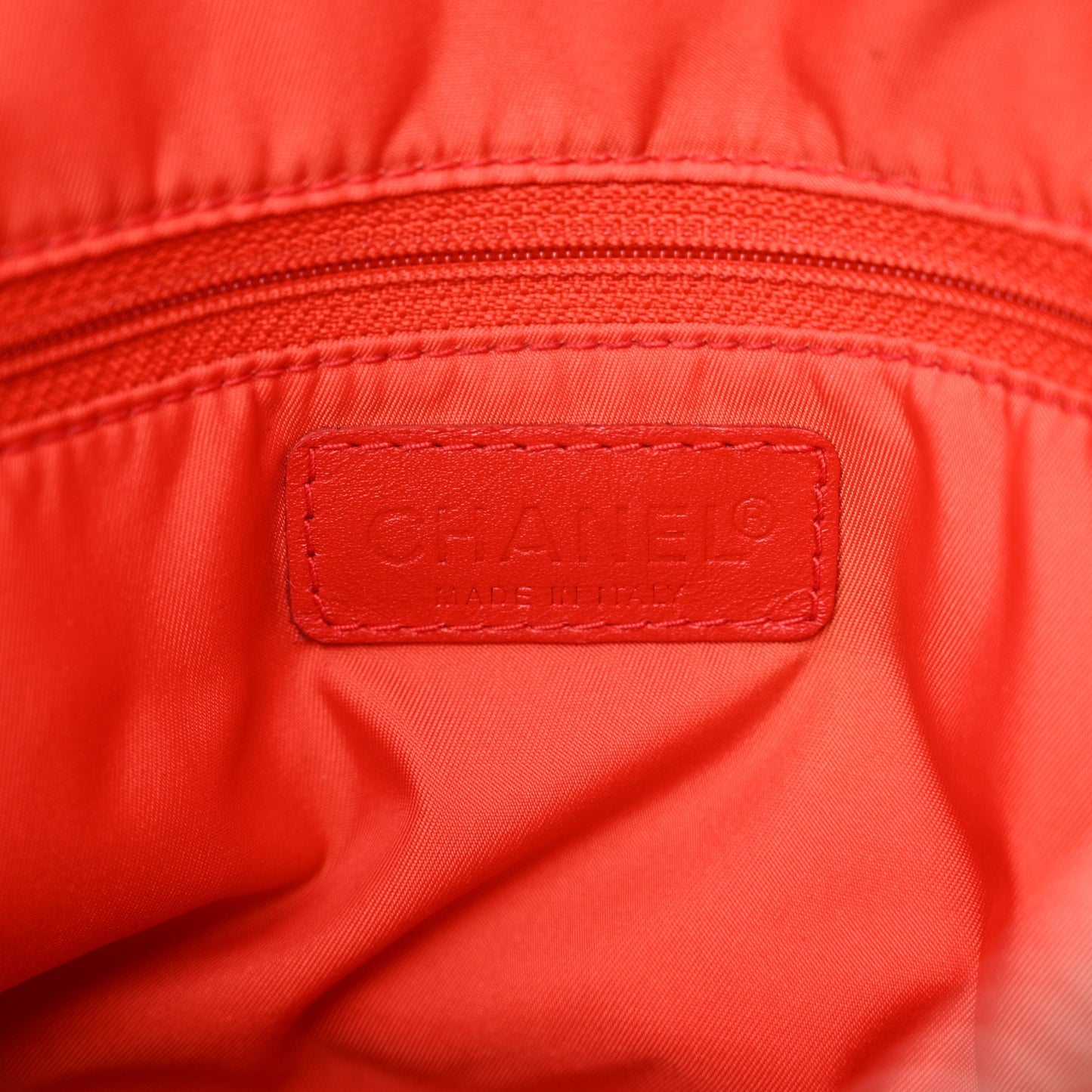 Nylon Small Travel Tote Red