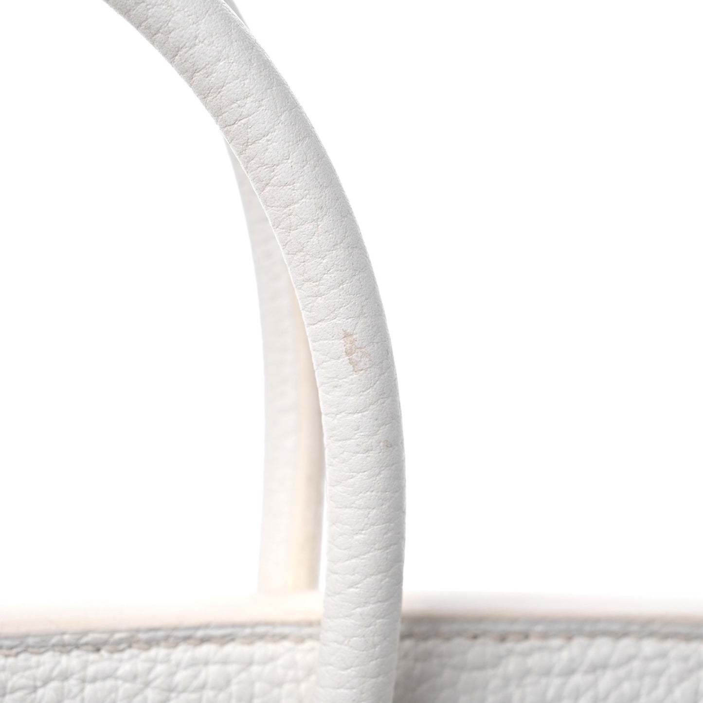 Taurillon Clemence Birkin 30 White