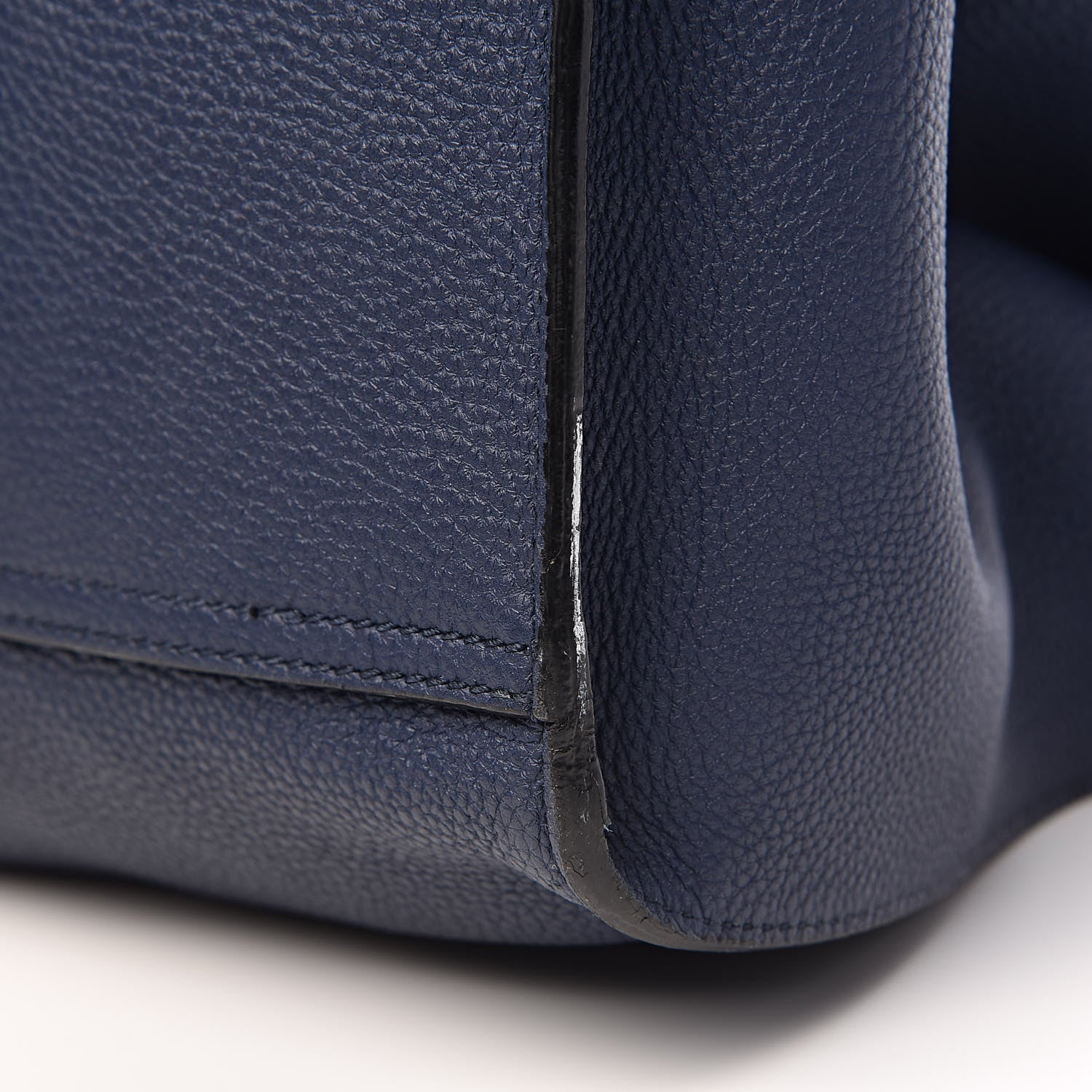 Gucci Soft Calfskin Medium Jackie Top Handle Bag Classic Blue Marine 14 of 17