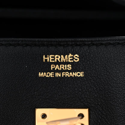 Hermes Swift Birkin 25 Black 6 of 11