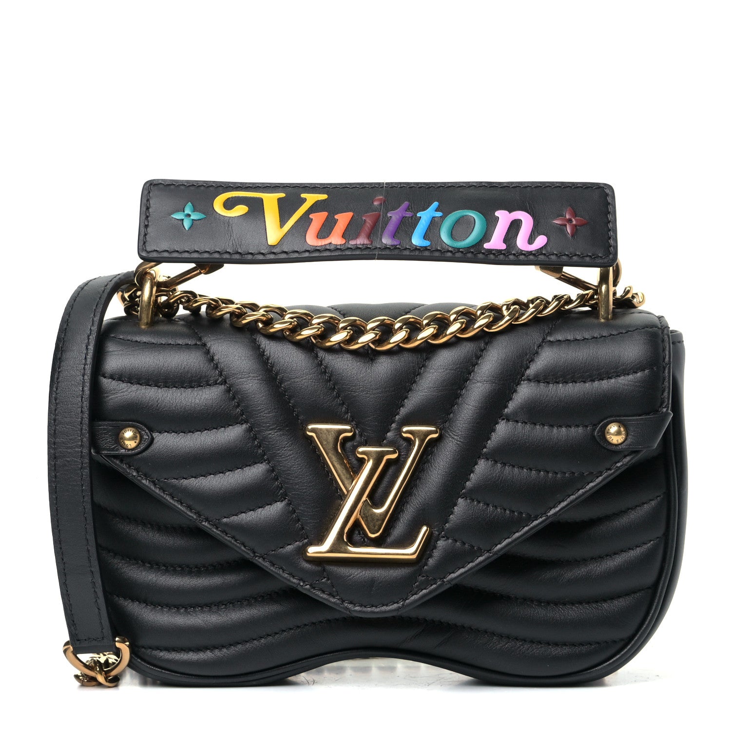 Louis Vuitton Calfskin New Wave Chain Black 1 of 5