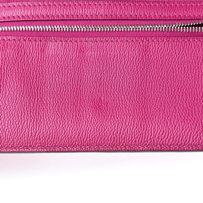 Hermes Shiny Alligator Bearn Wallet Rose Scheherazade 8 of 10