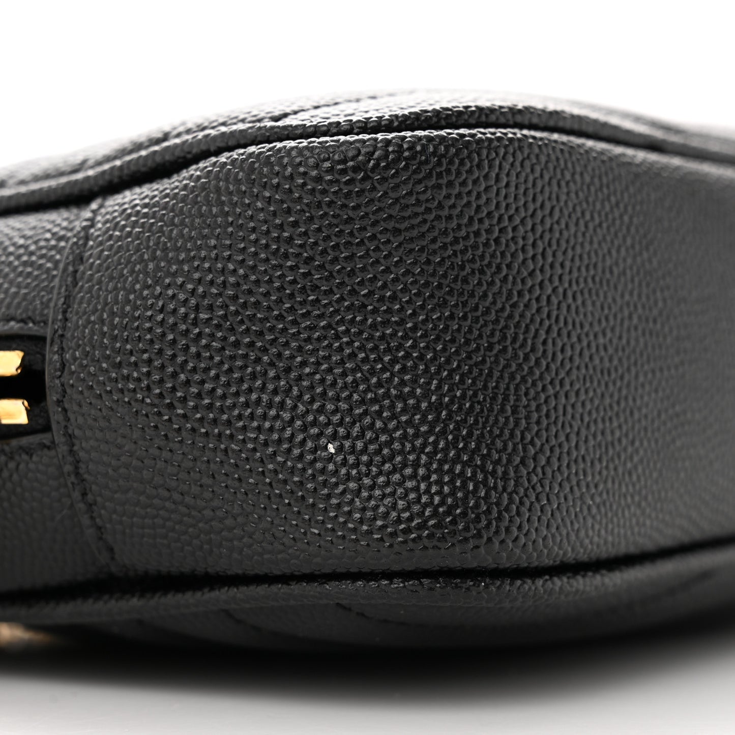 Grain De Poudre Matelasse Monogram Mini Lou Camera Bag Black