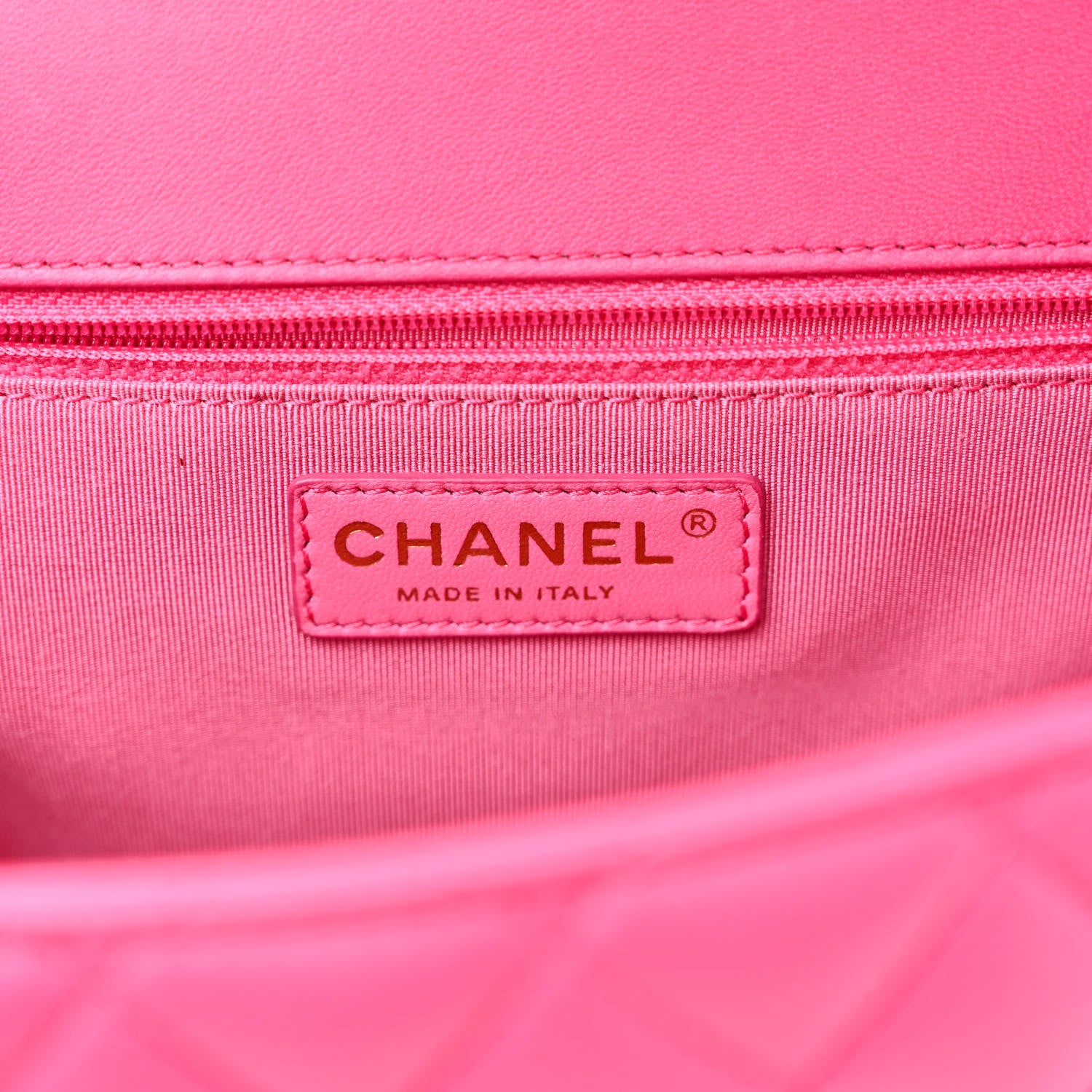 Chanel Lambskin Quilted Jumbo Mademoiselle Chic Flap Fuchsia 6 of 11