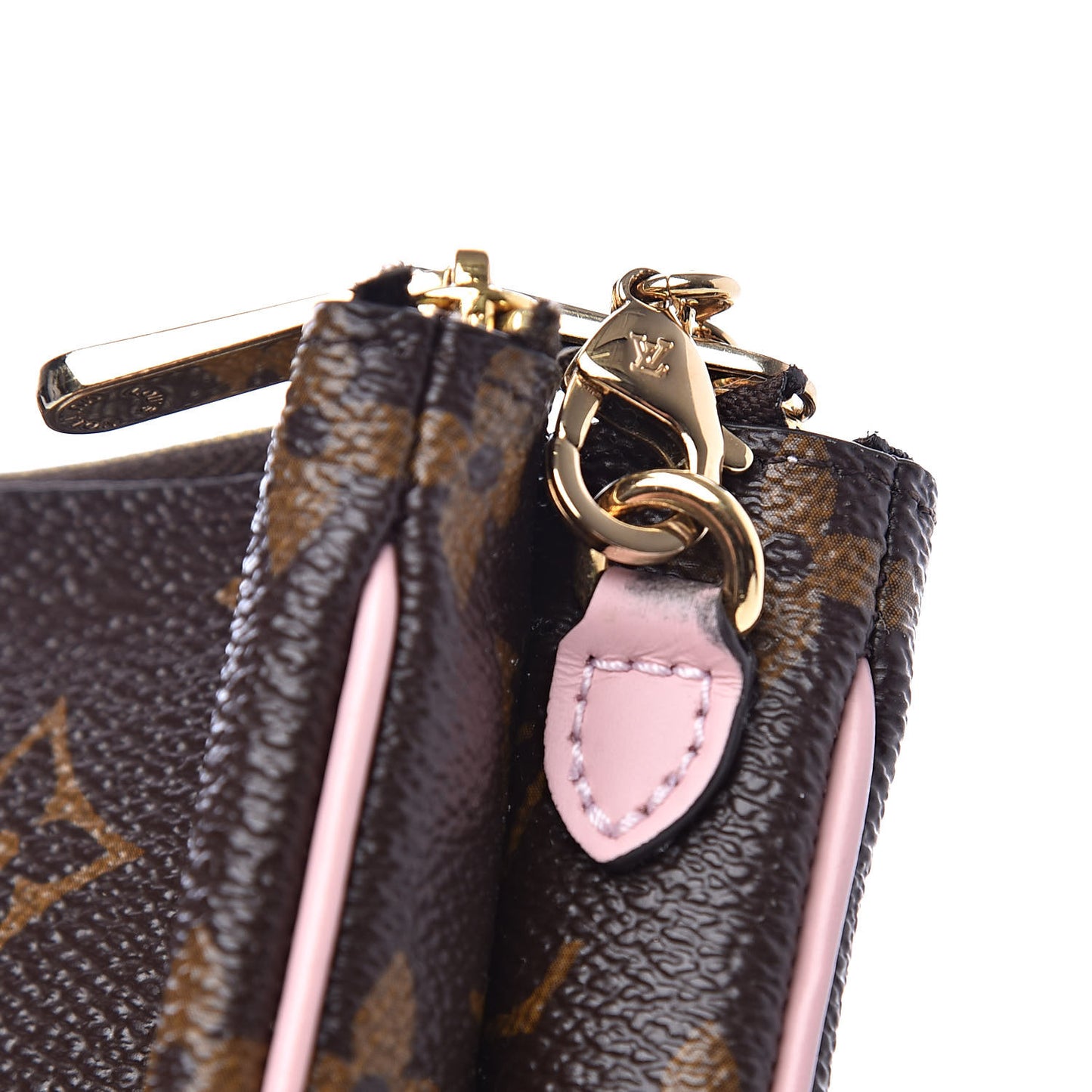 Monogram Blooming Flowers Double Zip Pochette