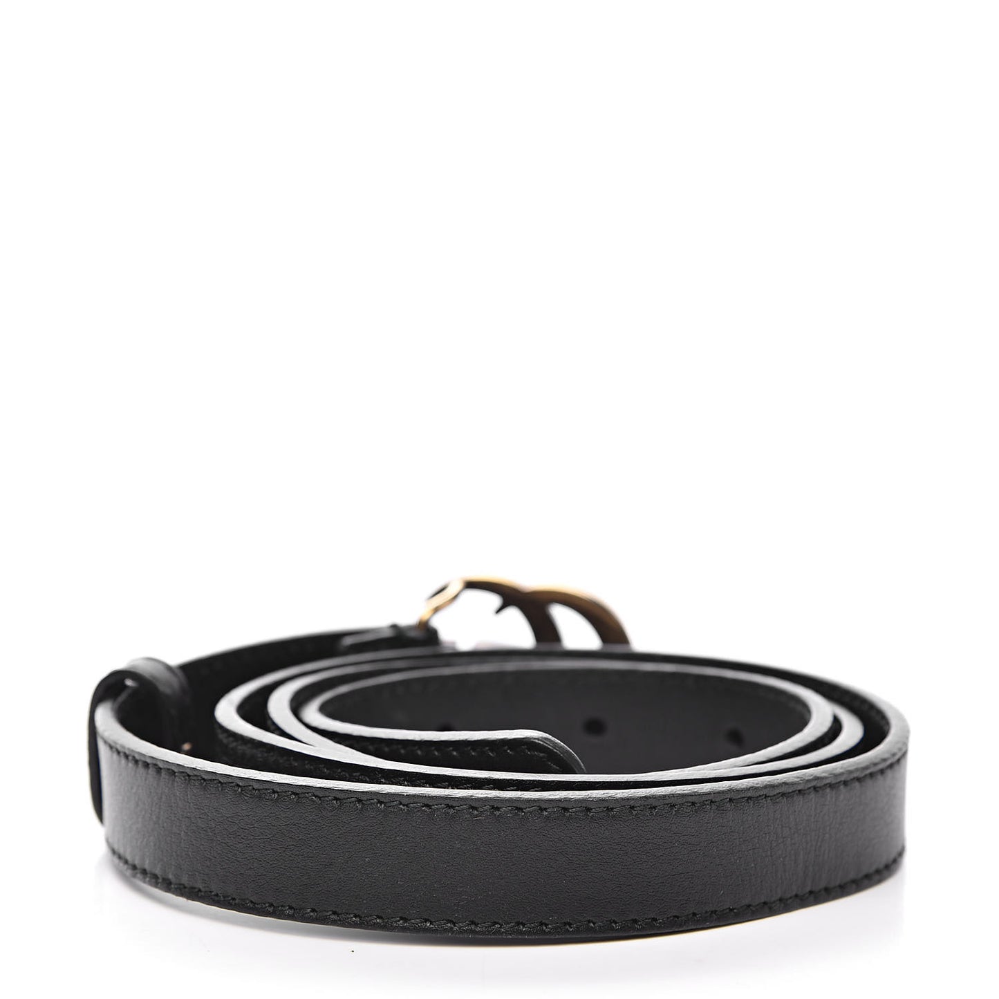 Calfskin Double G 20mm Belt 85 34 Black