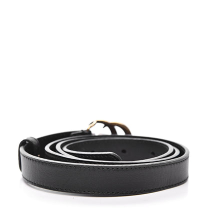 Gucci Calfskin Double G 20mm Belt 85 34 Black 3 of 6
