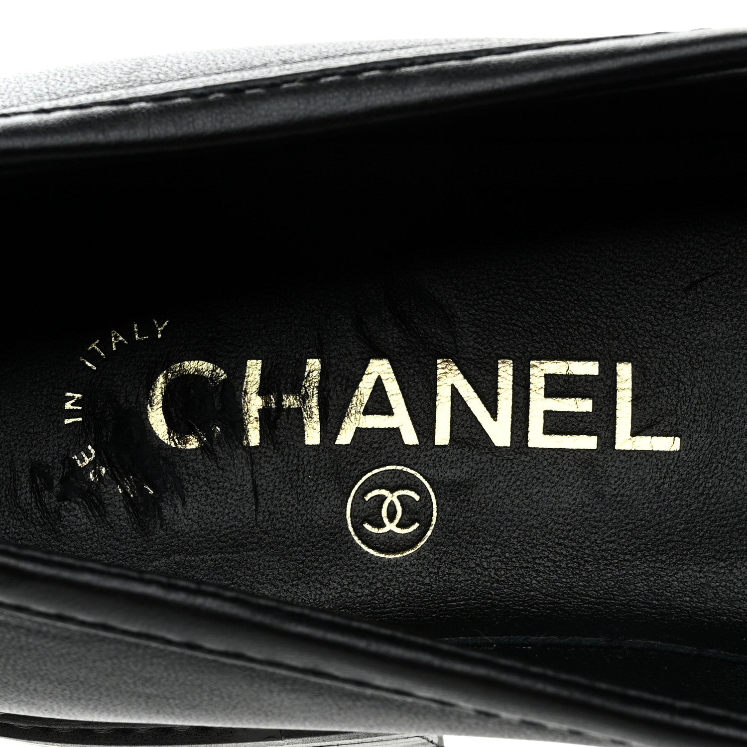 Chanel Lambskin Quilted CC Turnlock Loafers 39.5 Black 7 of 10