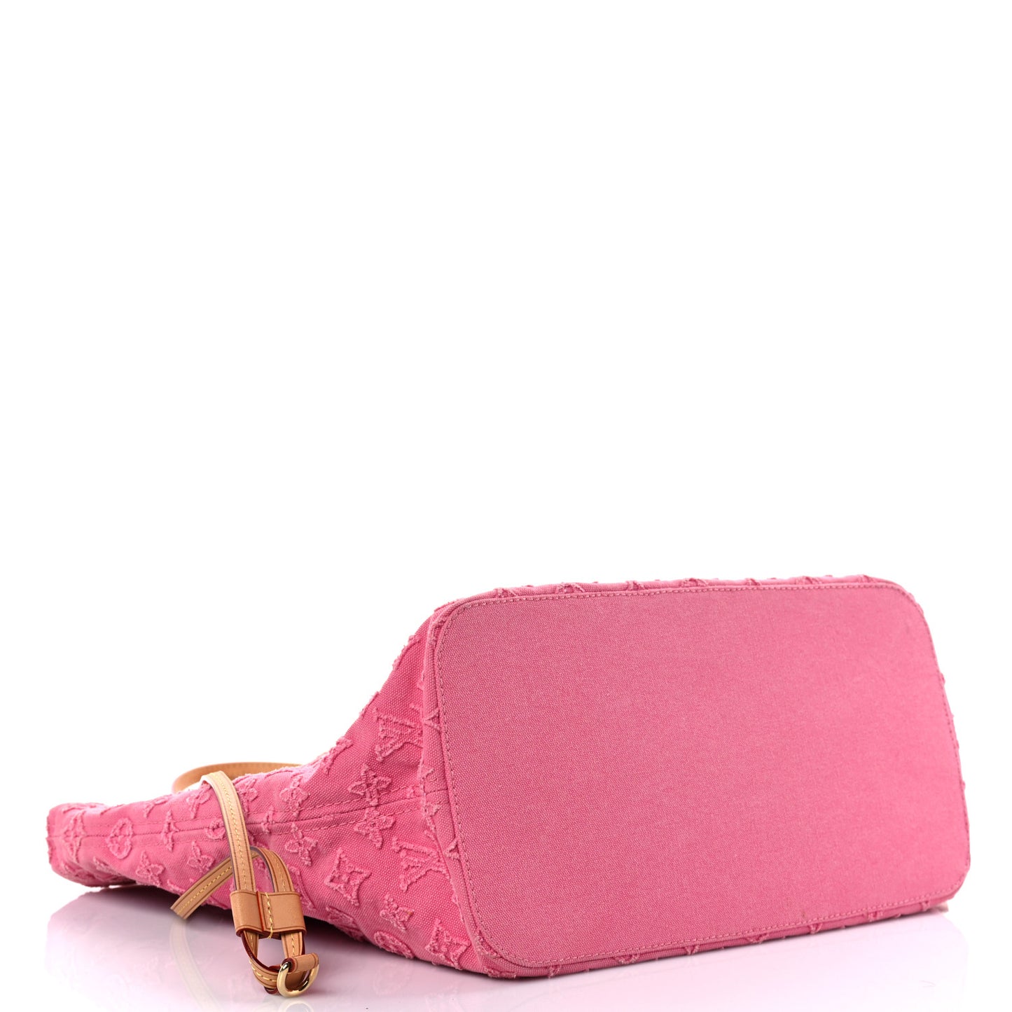 Monogram Denim Neverfull MM Rose