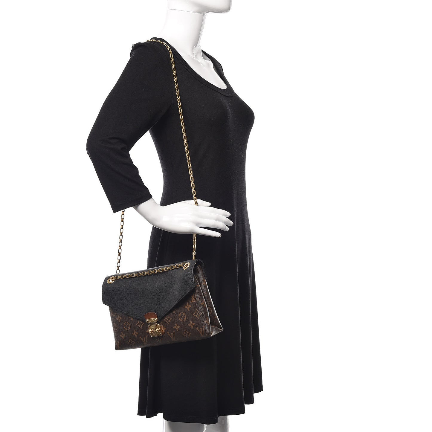 Monogram Pallas Chain Black