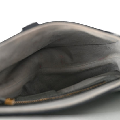Christian Dior Grained Calfskin Saddle Bag Grey 5 of 12