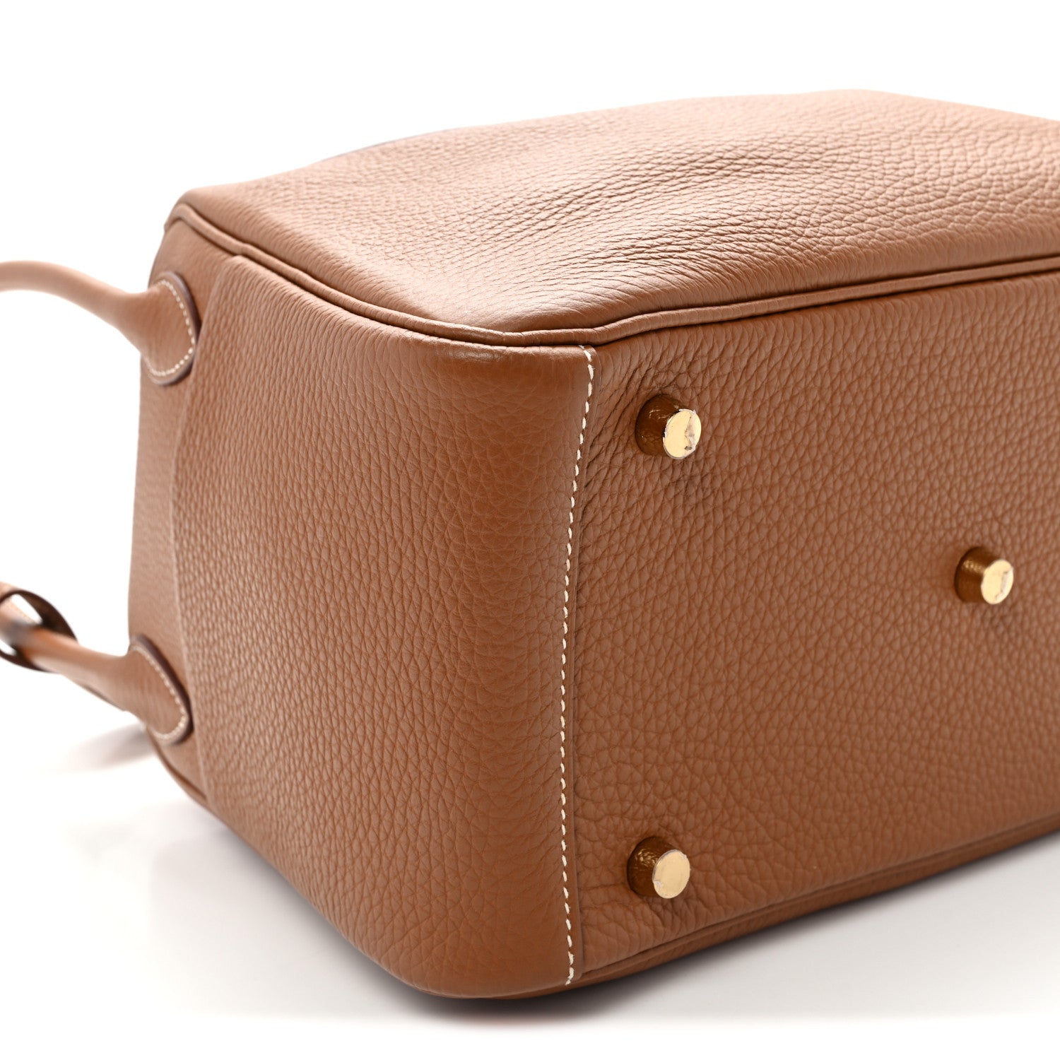 Hermes Taurillon Clemence Lindy 26 Gold 9 of 10