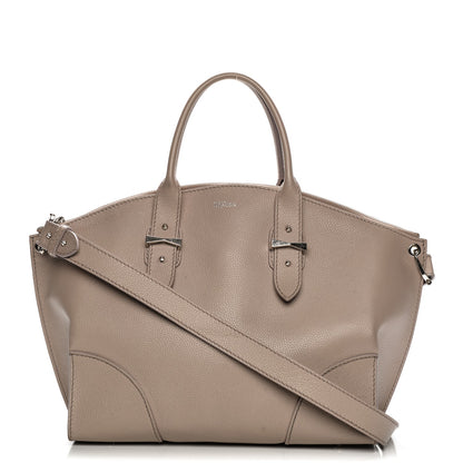Alexander McQueen Grained Calfskin Legend Satchel Pearl 1 of 12