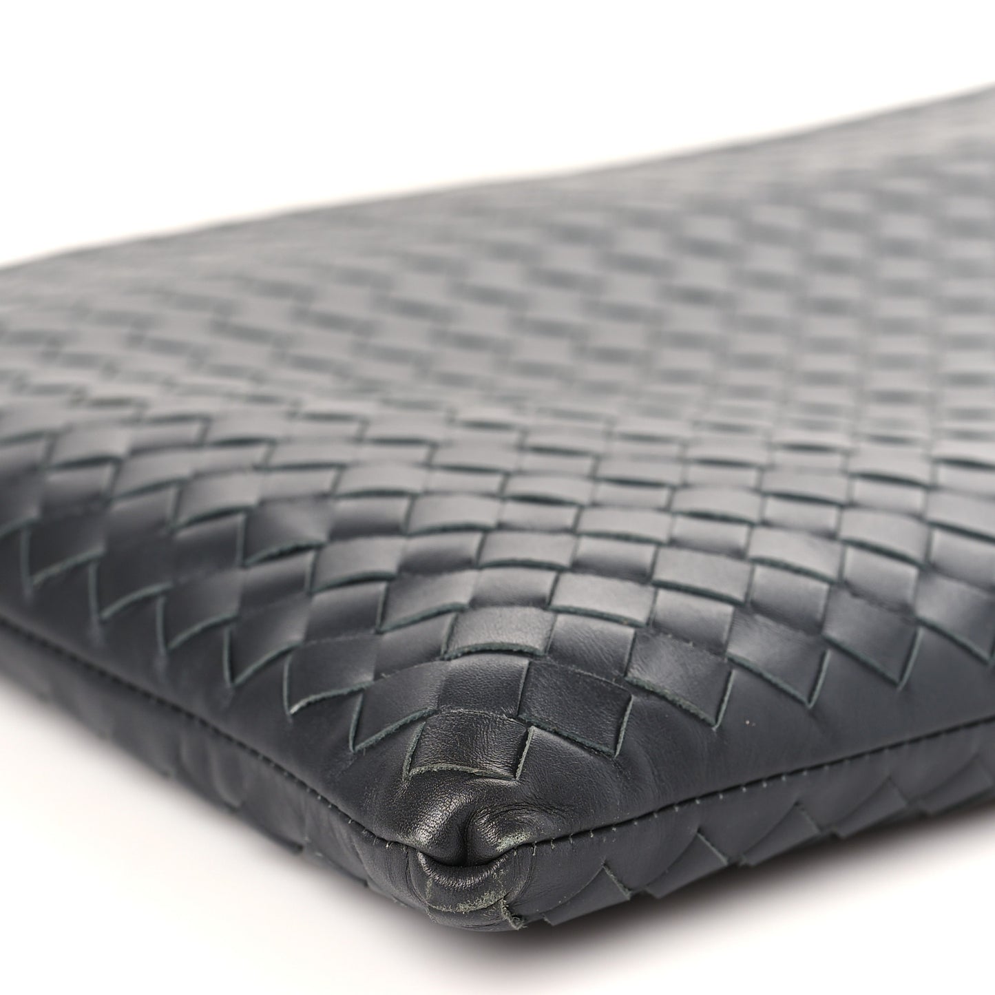 Nappa Intrecciato Document Case Grey