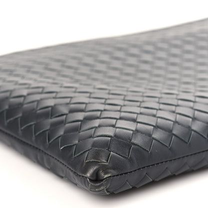 Bottega Veneta Nappa Intrecciato Document Case Grey 8 of 9