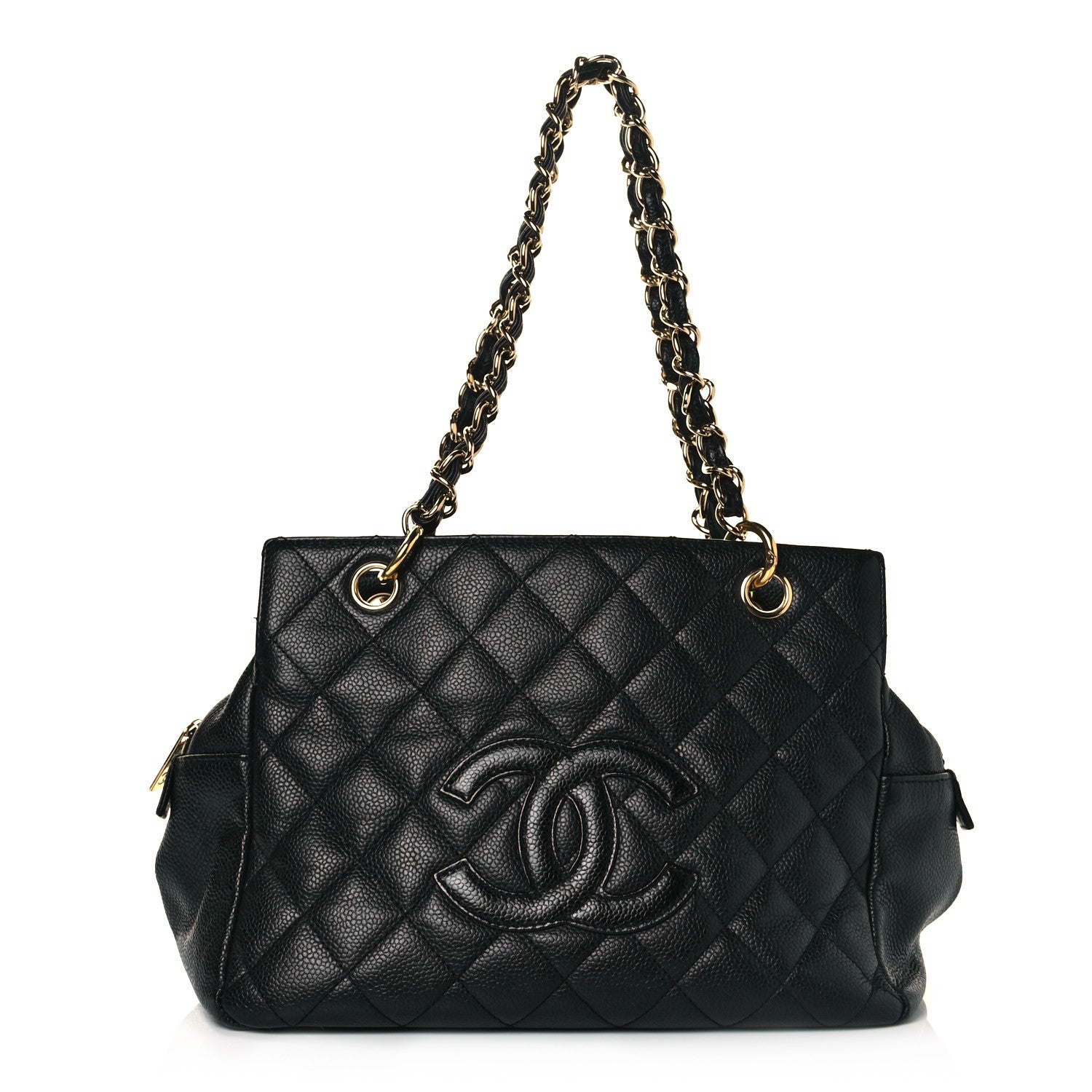 Chanel Caviar Quilted Petit Timeless Tote PTT Black 1 of 9