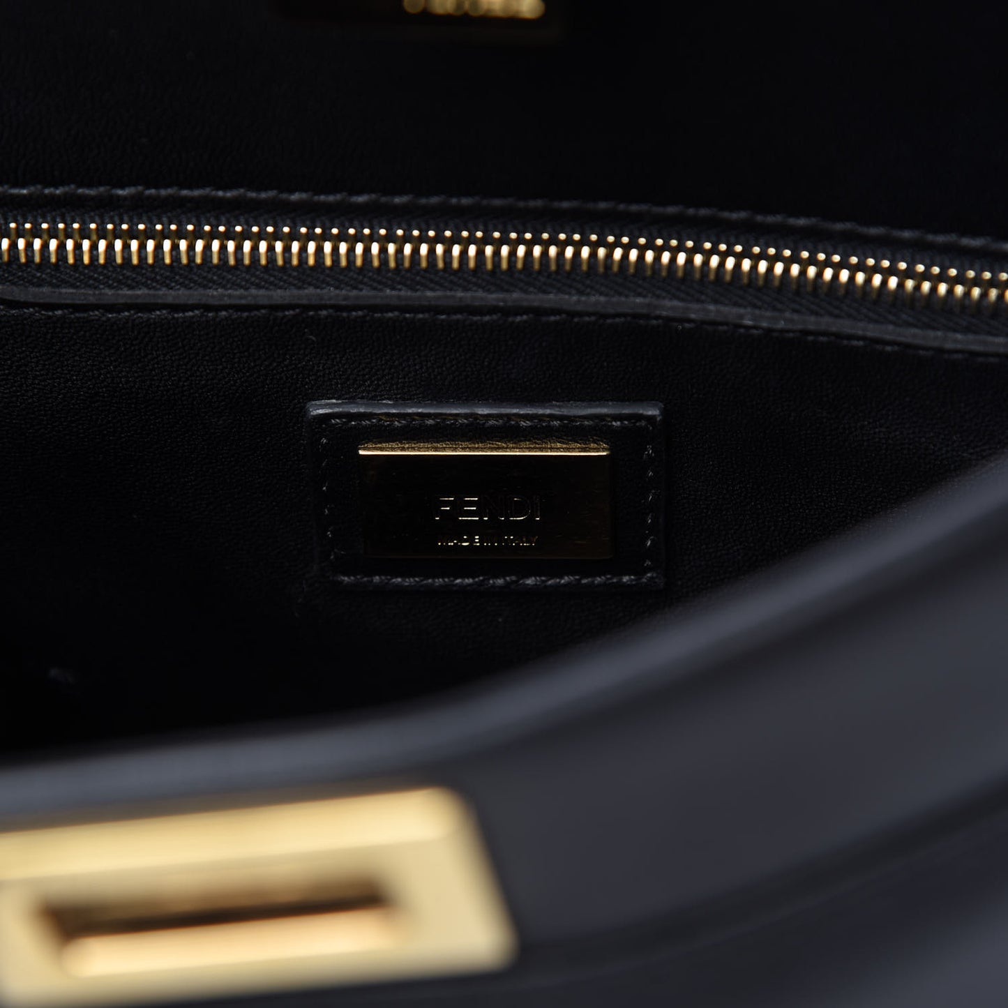Nappa Mini Peekaboo Iconic Satchel Black