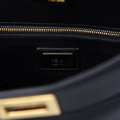 Fendi Nappa Mini Peekaboo Iconic Satchel Black 8 of 9