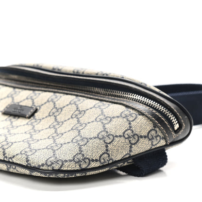 Gucci GG Supreme Monogram Belt Bag Navy 10 of 11