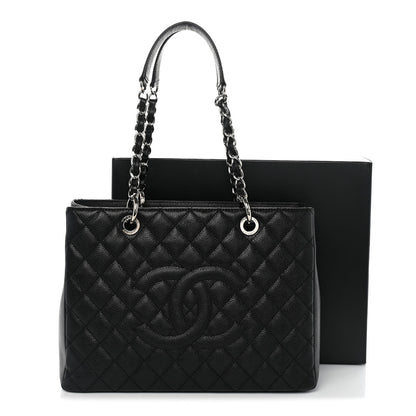 Chanel Caviar Quilted Grand Shopping Tote GST Black 11 of 11