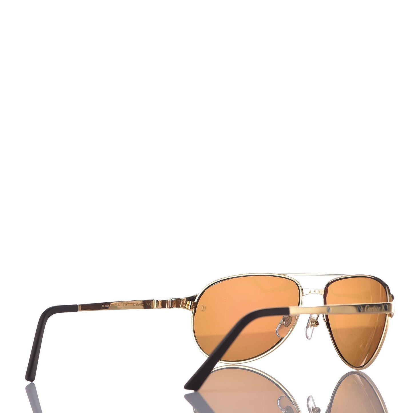 Santos Dumont Vendome Aviator Sunglasses T8200747 Gold