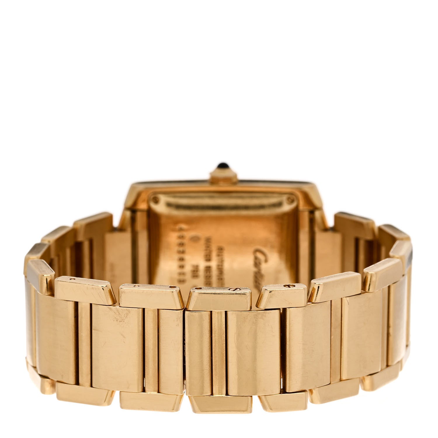 Cartier 18K Yellow Gold 28mm Tank Francaise Automatic Watch 3 of 4