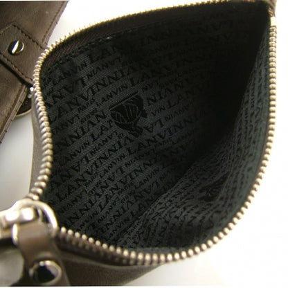 Lanvin Leather Stitched Large Tote Brown 9 of 12