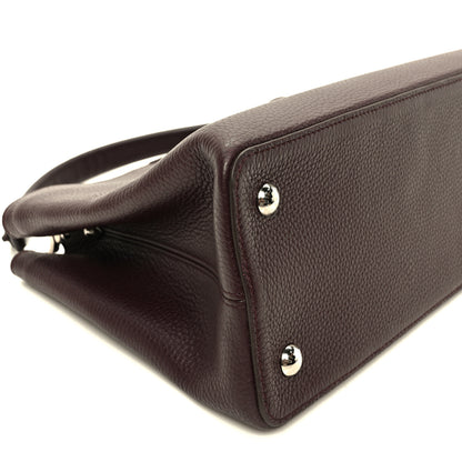 Louis Vuitton Taurillon Capucines MM  Quetsche 8 of 9
