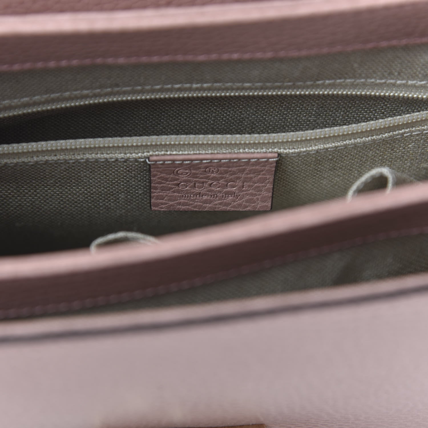Gucci Dollar Calfskin Interlocking G Top Handle Shoulder Bag Soft Pink 8 of 10