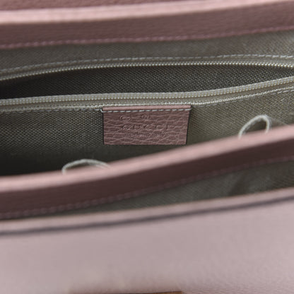 Gucci Dollar Calfskin Interlocking G Top Handle Shoulder Bag Soft Pink 8 of 10
