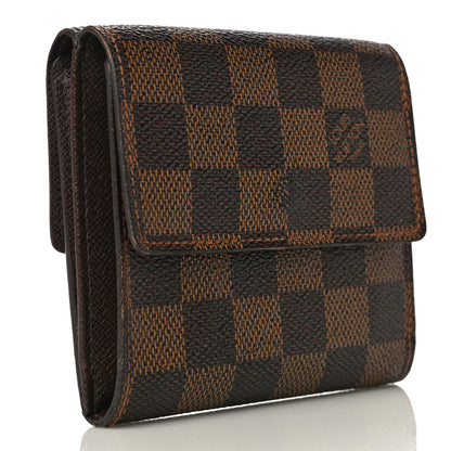 Louis Vuitton Damier Ebene Elise Wallet 3 of 13