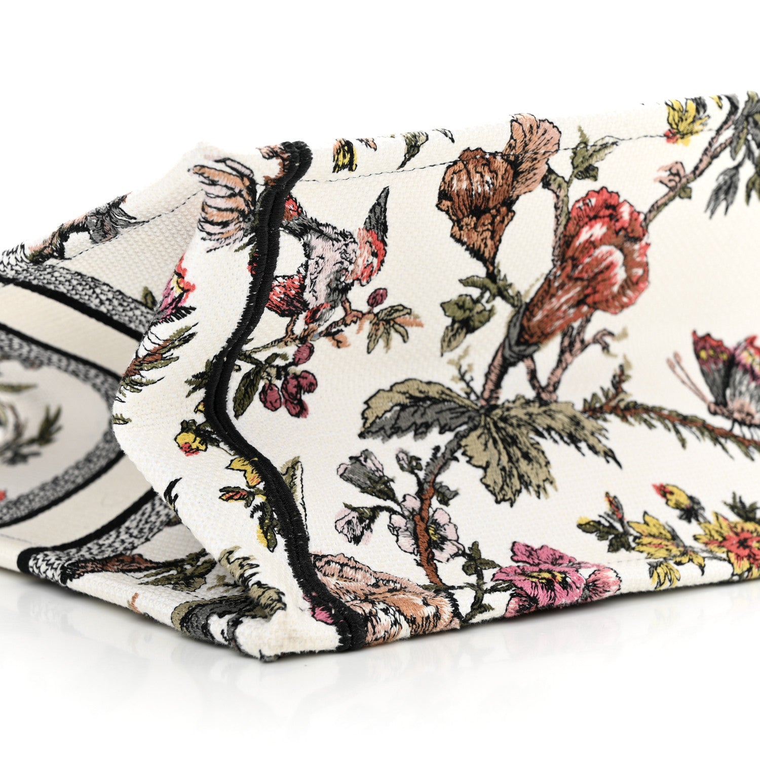 Christian Dior Canvas Jardin Botanique Embroidered Medium Book Tote Multicolor 9 of 10