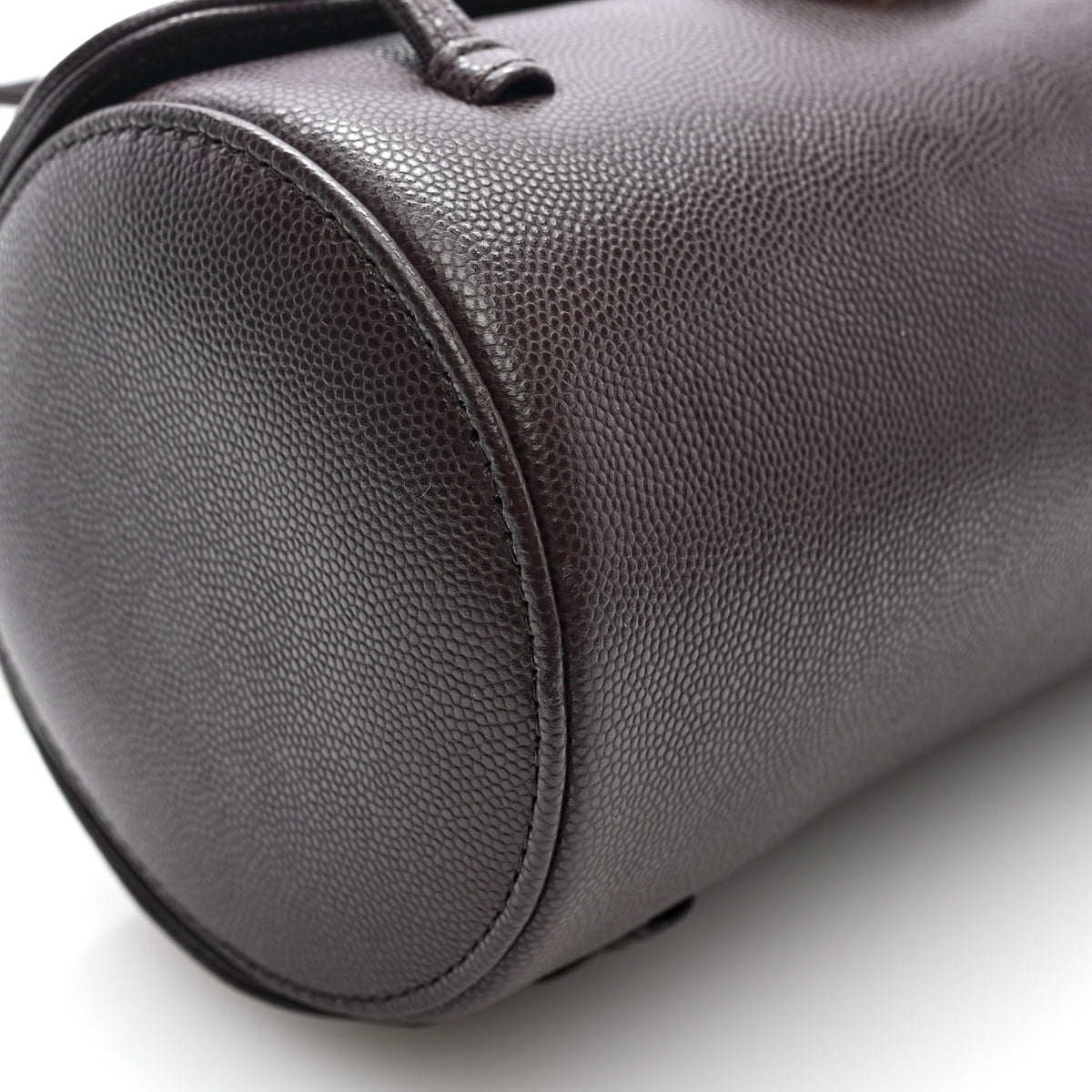 Chanel Shiny Caviar Preppy Coco Small Bowling Bag Black 9 of 10