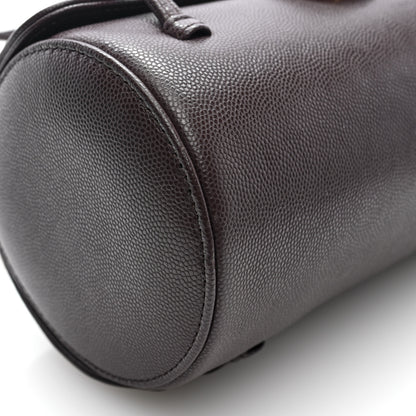 Chanel Shiny Caviar Preppy Coco Small Bowling Bag Black 9 of 10