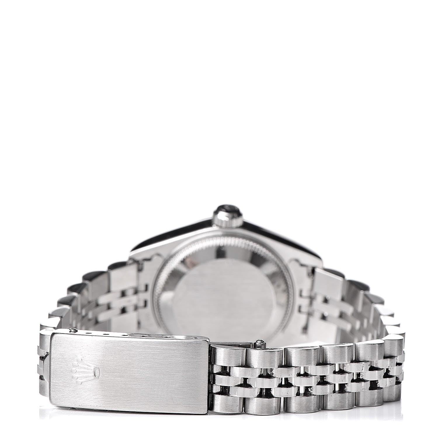 Rolex Stainless Steel 18K White Gold Diamond 26mm Oyster Perpetual Datejust Watch Silver Jubilee 69174 4 of 6