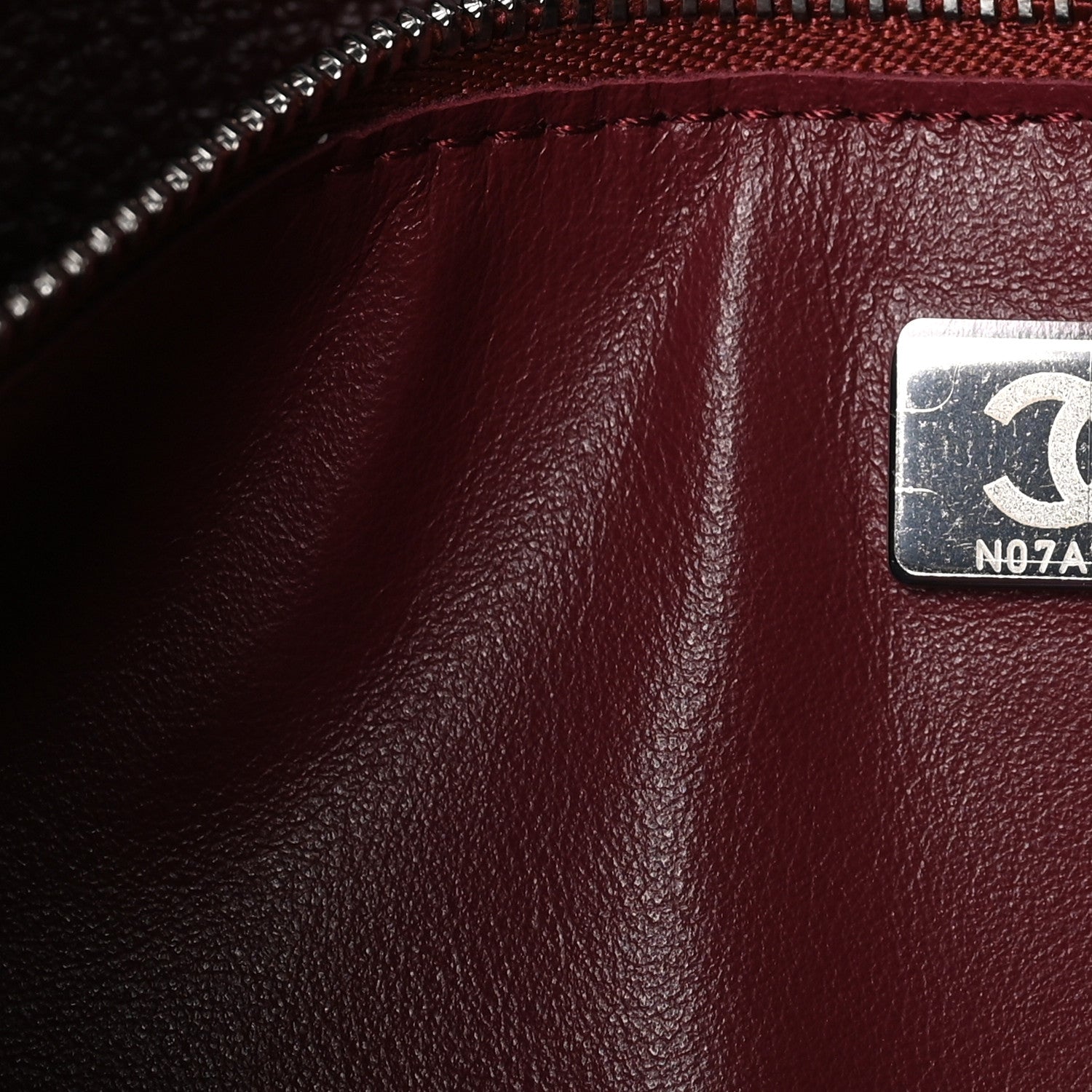 Chanel Grained Calfskin Small Souplissimo Maxi Flap Burgundy 5 of 10