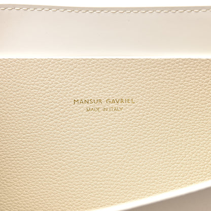 Mansur Gavriel Pebbled Calfskin Small Hobo Creme 6 of 10