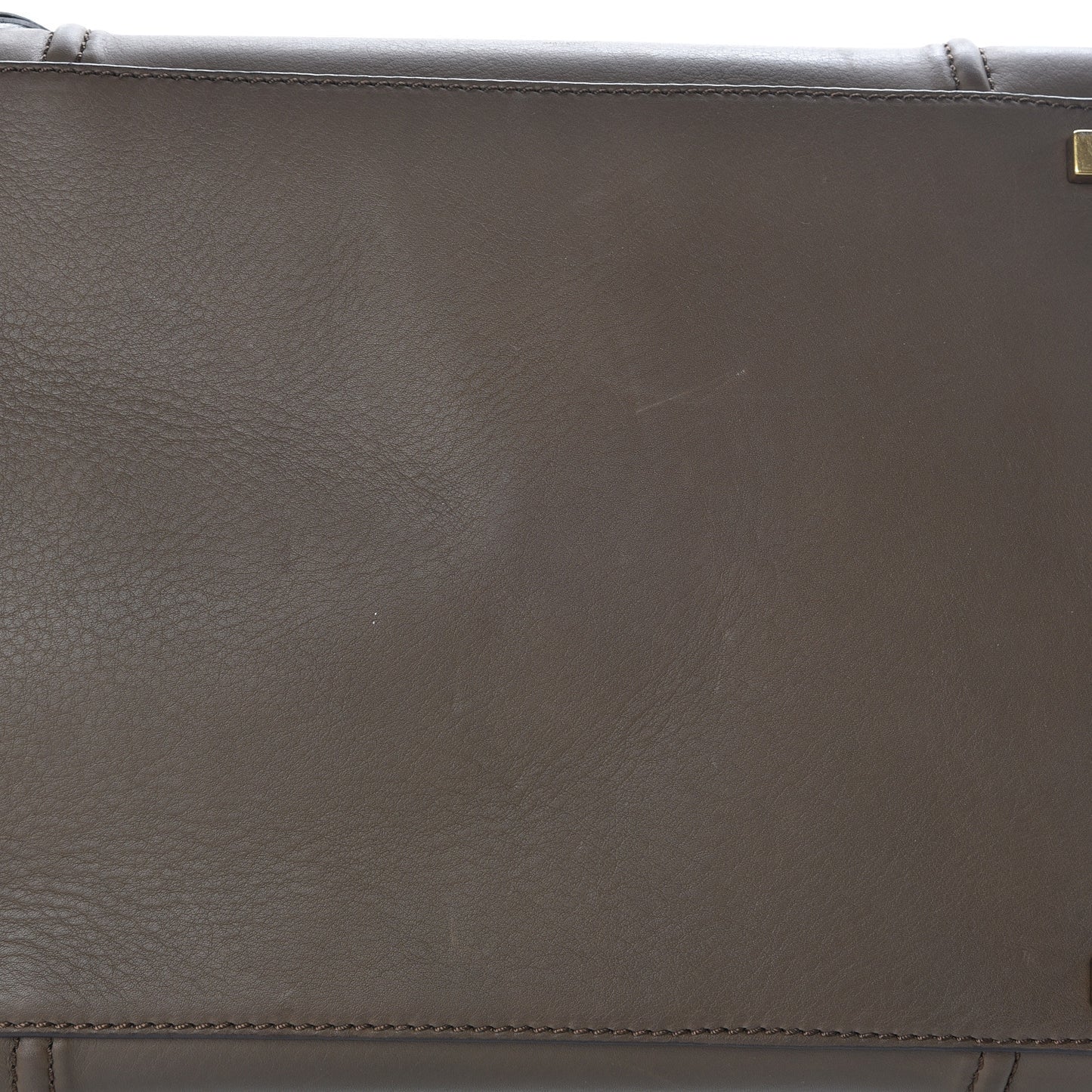 Supple Calfskin Medium Phantom Luggage Khaki
