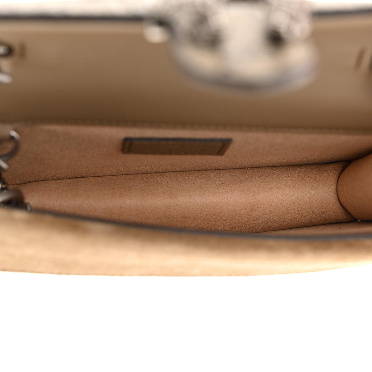 GG Supreme Monogram Super Mini Dionysus Shoulder Bag Taupe