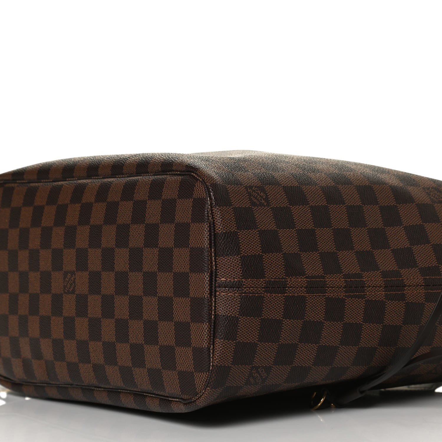 Louis Vuitton Damier Ebene Neo Neverfull MM Rose Ballerine 10 of 10