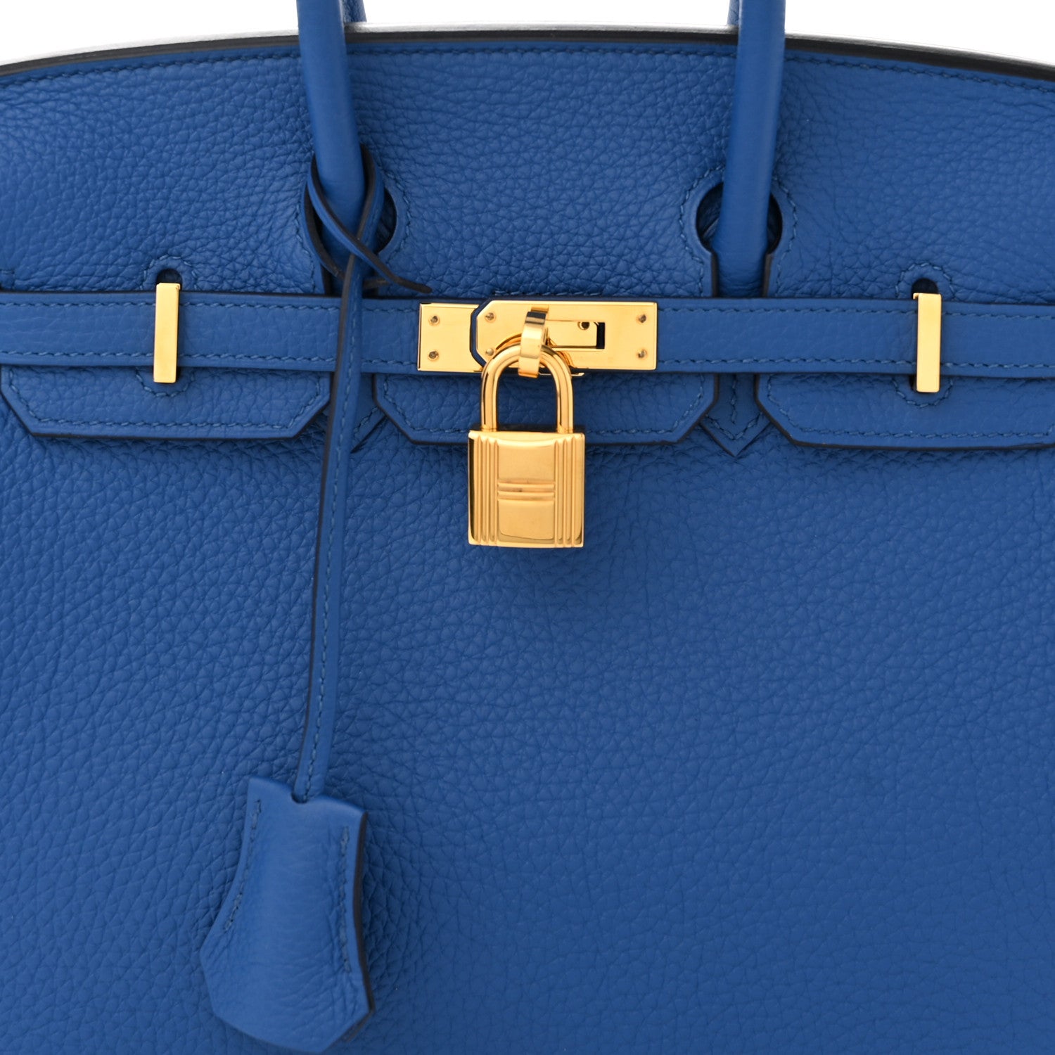 Hermes Togo Birkin 25 Bleu France 8 of 11