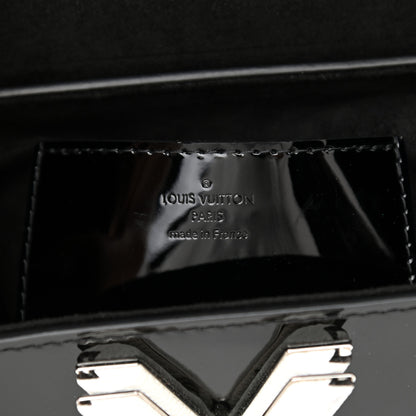 Louis Vuitton Patent Monogram Twist Shoulder Bag PM Black 7 of 10