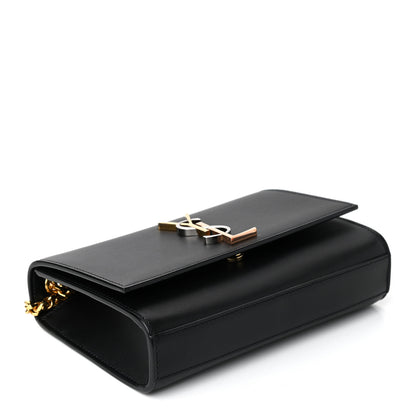 Saint Laurent Calfskin Small Monogram Kate Satchel Black 3 of 9