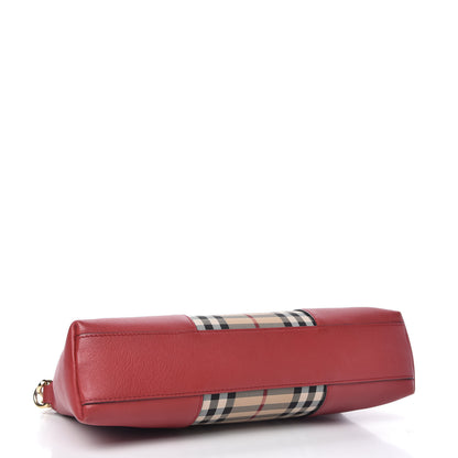 Burberry Horseferry Check Small Chichester Crossbody Clutch Bag Parade Red 4 of 12